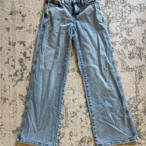 SO Low Rise Baggy Light Blue Wide Leg Women's Jeans Sz 0